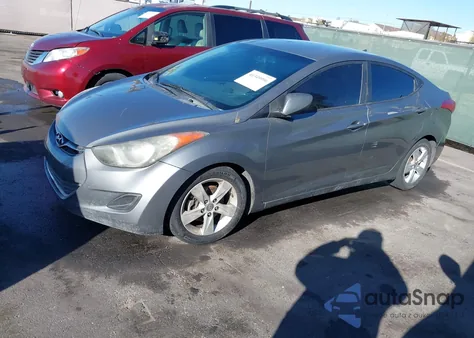 2013 Hyundai Elantra Gls z USA, uszkodzony, nr VIN 5NPDH4AE0DH378520